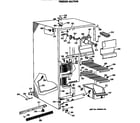 GE TFX24ZASMAD freezer section diagram