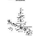 GE GSD2930T60WW motor-pump mechanism diagram
