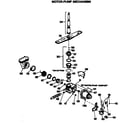 GE LUD3100V57WB motor-pump mechanism diagram