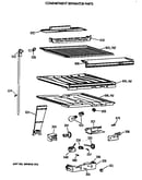 Compartment separator partss