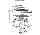 GE TBH18JAXERWW compartment separator parts diagram