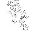GE JGBP27GEV2WH burner & gas parts diagram