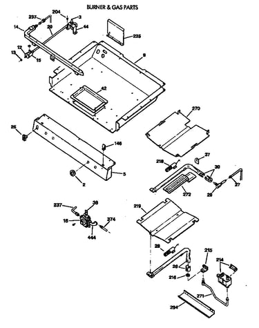 Burner & gas parts
