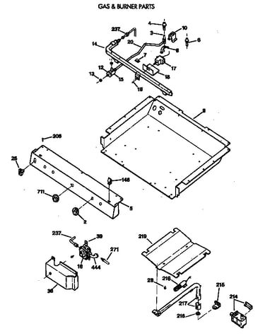 Gas & burner parts