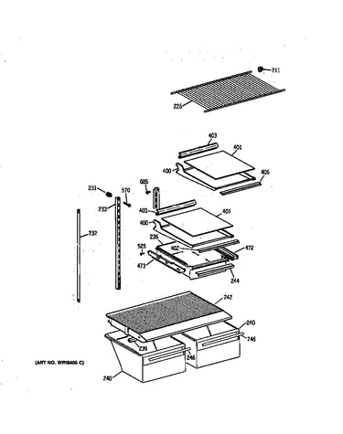 Shelf parts