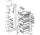 GE ZIS48NYA fresh food section diagram