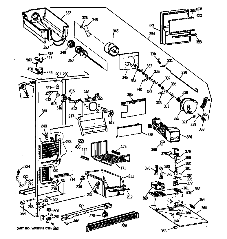 Freezer section