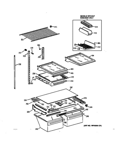 Shelf parts
