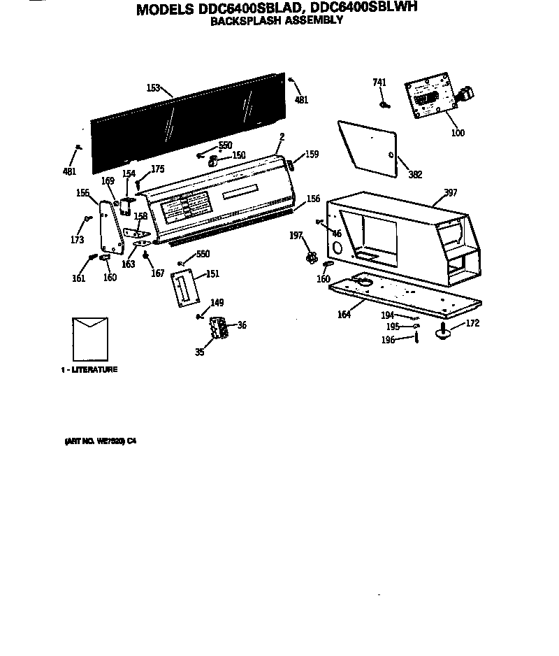 BACKSPLASH ASSEMBLY