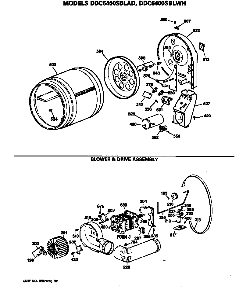 BLOWER & DRIVE ASSEMBLY