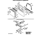 GE DDC6400SBLAD gas valve & burner asm. diagram