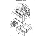 GE JBS27GV2 door & drawer parts diagram