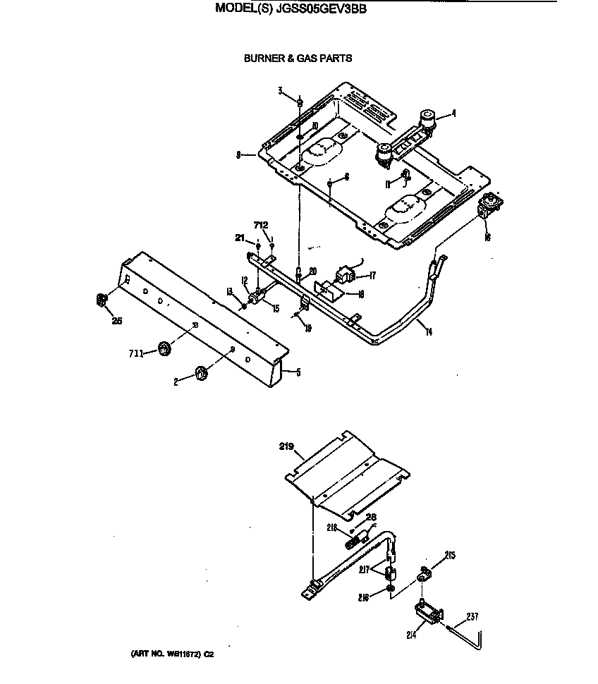 Burner & gas parts