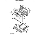 GE JGSS05GEV3BB door & drawer parts diagram