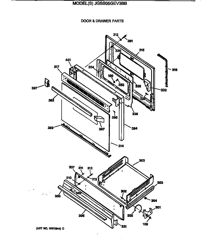 Door & drawer parts