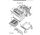 GE JGBP27SEV2AD door & drawer parts diagram