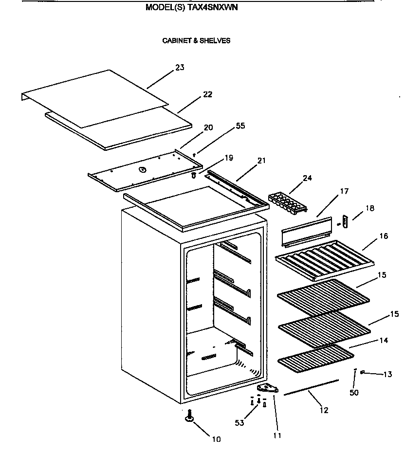 Cabinet & shelves