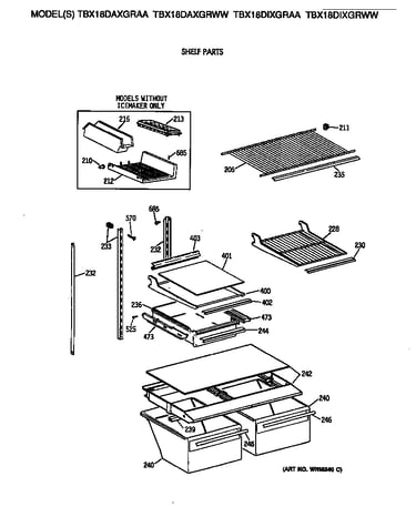 Shelf parts