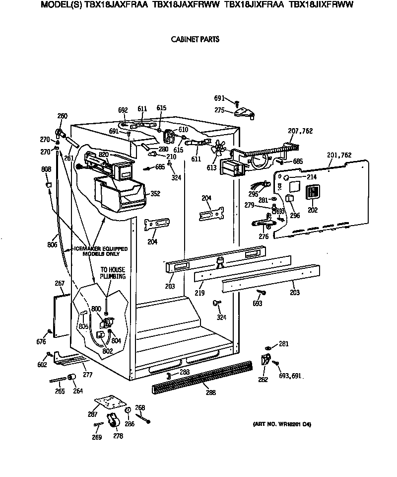 Cabinet parts