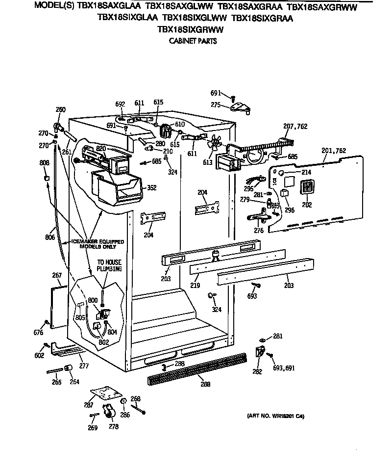 Cabinet parts