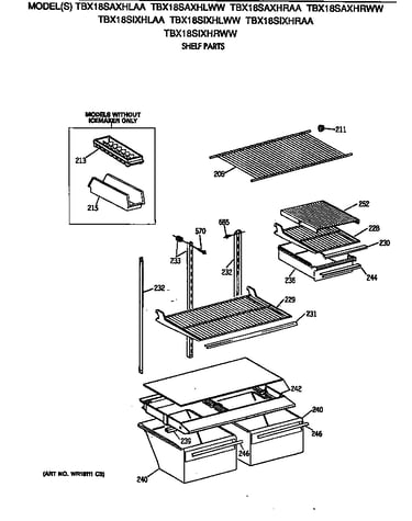 Shelf parts
