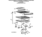 GE TBX18SIXHLAA compartment separator parts diagram