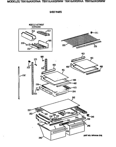 Shelf parts