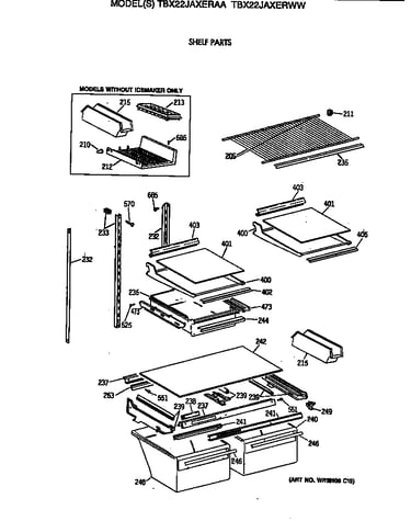 Shelf parts