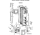 GE TFX22PRXBAA freezer door diagram
