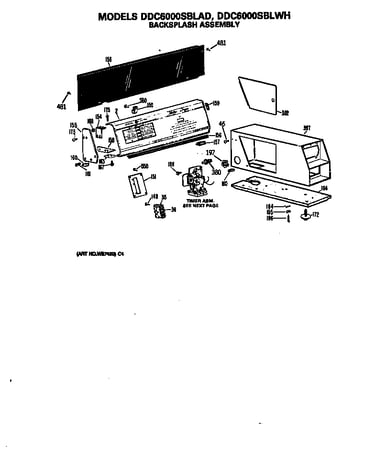 Backsplash assembly