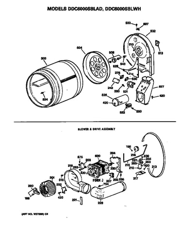 Blower & drive assembly