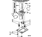GE WWP2050SAXWH suspension & base diagram