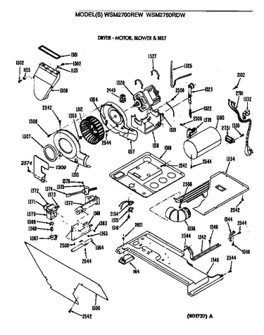 Dryer - motor, blower & belt