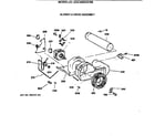 GE DDC4500SHM blower & drive assembly diagram
