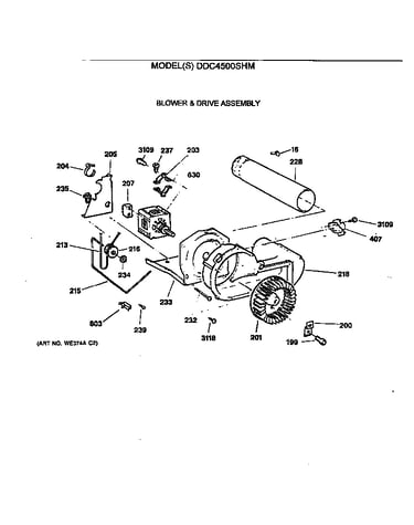 Blower & drive assembly
