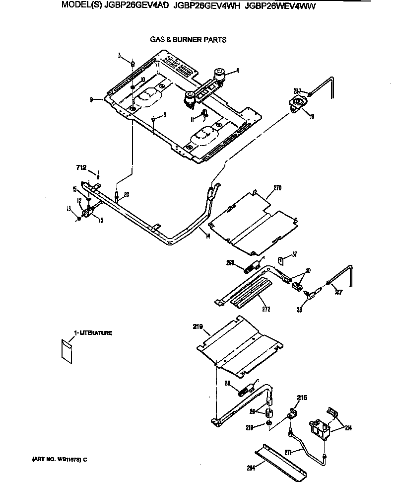 Gas & burner parts