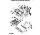 GE JGBP26GEV4AD door & drawer parts diagram