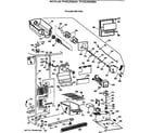 GE TFH22JRXAAA freezer section diagram