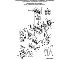 GE AZ31H09E2DV3 motor, compressor & system components diagram