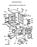 Cabinet, front panel, door & control panel