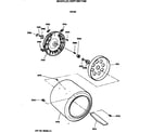 GE DDP1380TAM drum diagram