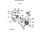 GE DDP1380TAM blower diagram
