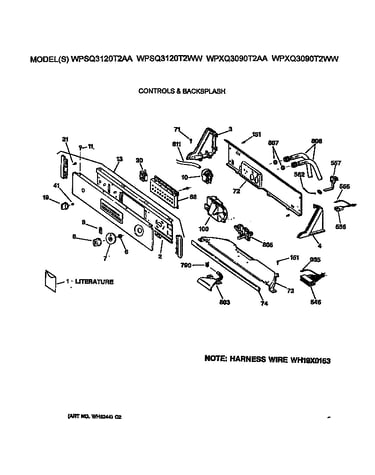 Controls & backsplash