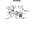 GE DDC4500SBM blower & drive assembly diagram