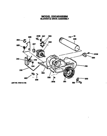 Blower & drive assembly