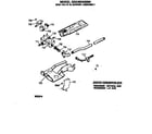 GE DDC4500SBM gas valve & burner assembly diagram