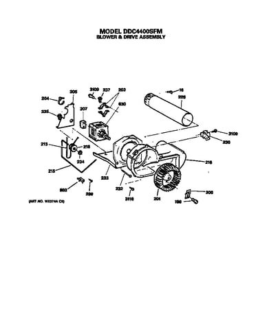 Blower & drive assembly