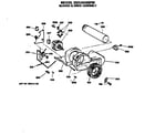 GE DDC4500SFM blower & drive assembly diagram