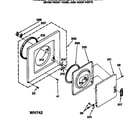 GE WSM2420SAZWW dryer front panel and door parts diagram