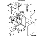 GE WSM2420SAZWW washer cabinet parts diagram